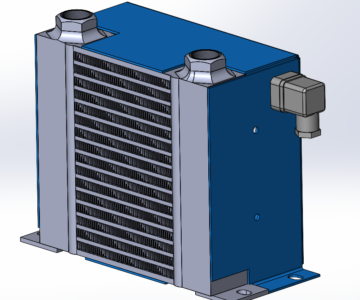 3D модель Маслоохладитель AH0607T