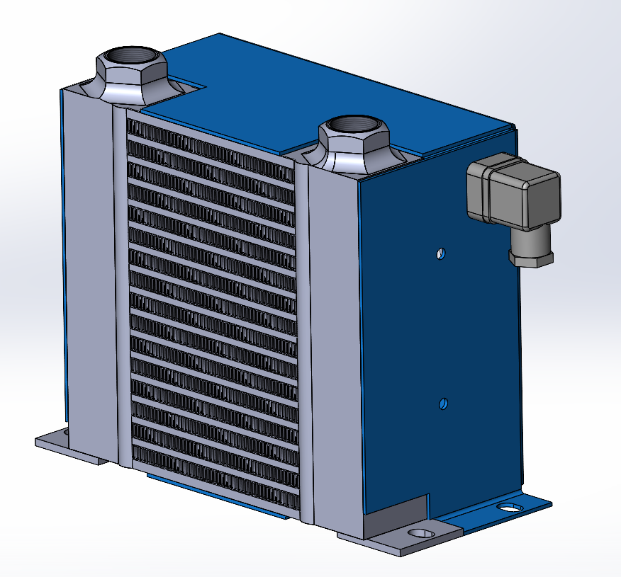 3D модель Маслоохладитель AH0607T