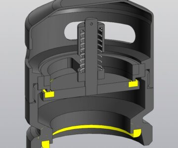 3D модель Клапан вакуумный NIOB FLUID 5338 DN50