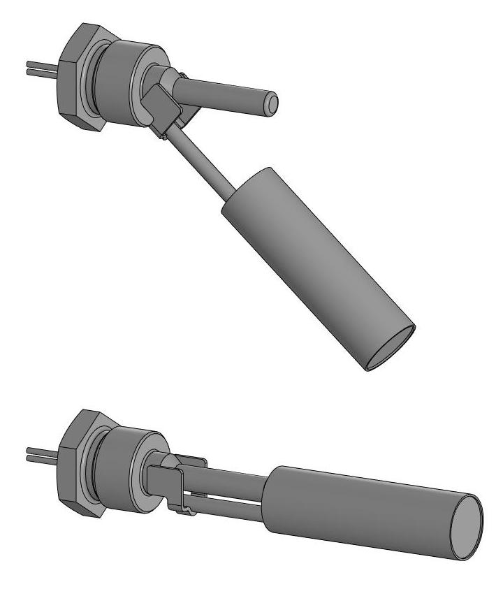 3D модель Поплавковый датчик уровня ПДУ-В231-107-G1/2