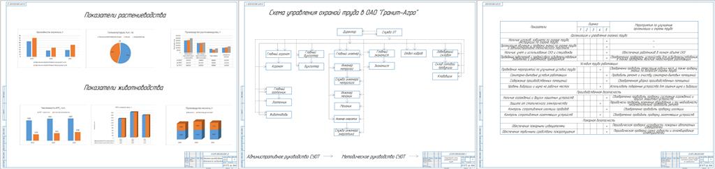 Чертеж Улучшение охраны труда в ОАО «Гранит-Агро» на основе совершенствования системы планирования мероприятий по охране труда