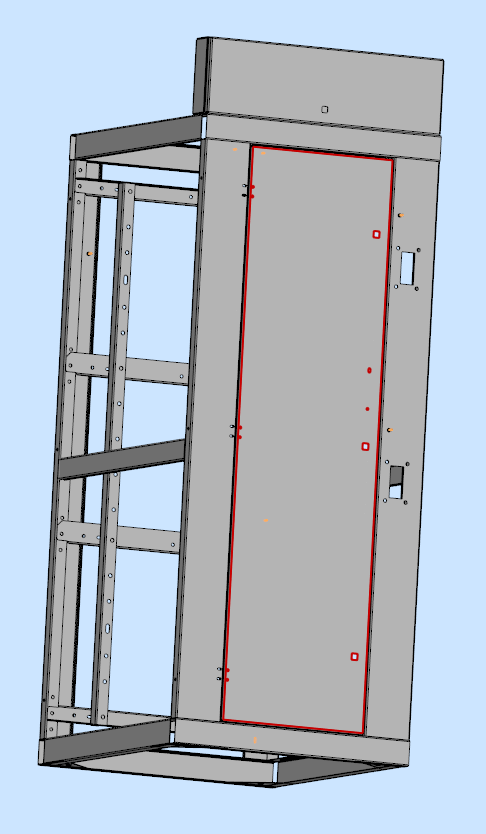 3D модель КСО-393 800х1000х2200