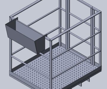 3D модель Монтажная платформа