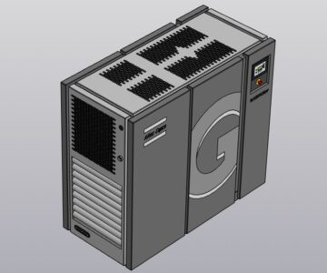 3D модель Винтовой компрессор Atlas Copco GA55VSD FF 2006г.в.