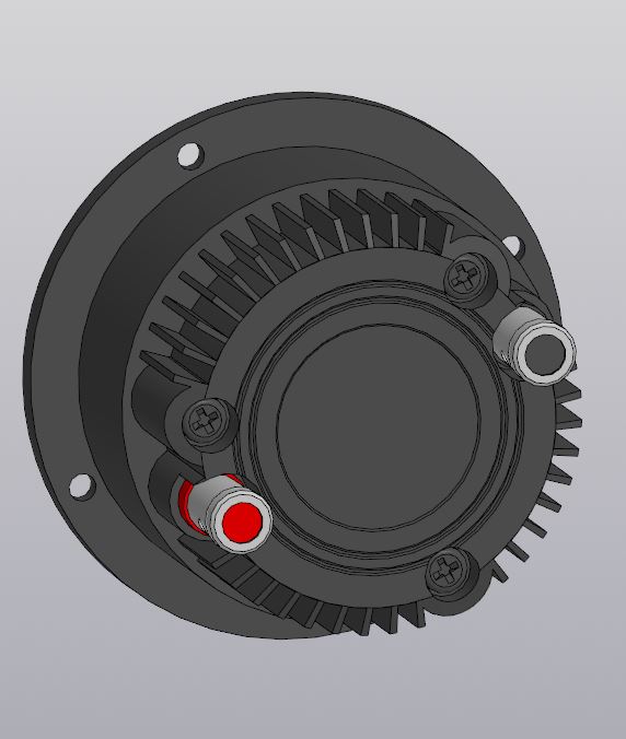 3D модель Твиттер (динамик ВЧ) Урал AS-BV29