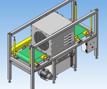 3D модель Габаритная модель установки антисептирования УАП-320МХ