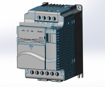 3D модель Преобразователь частоты VFD037E43A