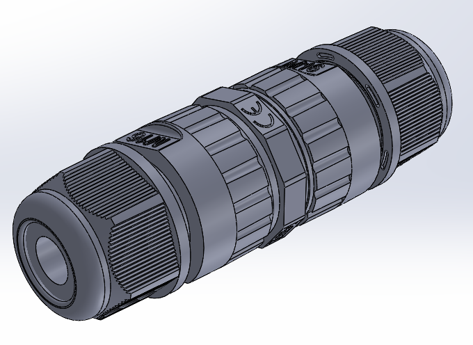 3D модель Соединительная муфта М16 IP66