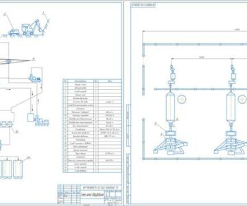 Чертеж Проектирование схемы цепей оборудования для производства цемента мокрым способом, производительностью 1,7 млн т