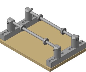 3D модель Роликовая опора для трубных заготовок и контроля сварных швов