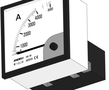 3D модель Амперметр АМ-96 4000/5А