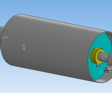 3D модель Модель приводного барабана диаметром 530 мм