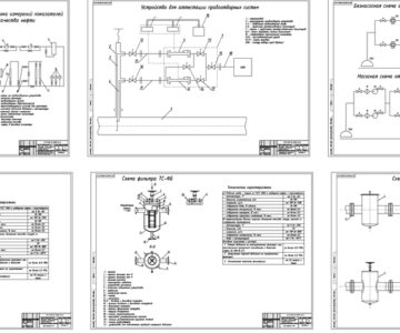 Чертеж Эксплуатация оборудования газораспределительной станции