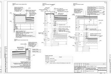 Чертеж Проект производства работ на монтаж инверсионной кровли