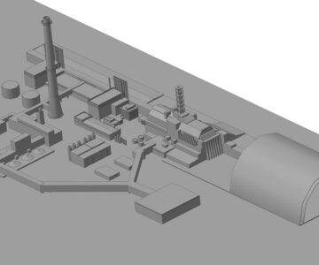 3D модель Модель ЧАЭС на конкурс