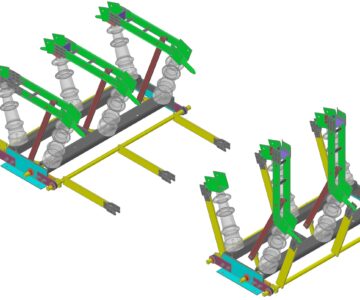 3D модель Разъединитель РРЗ-2-35/1000