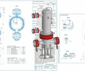 3D модель Теплообменный аппарат ТГ-150-6,3