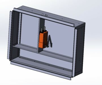 3D модель Клапан дымозащитный