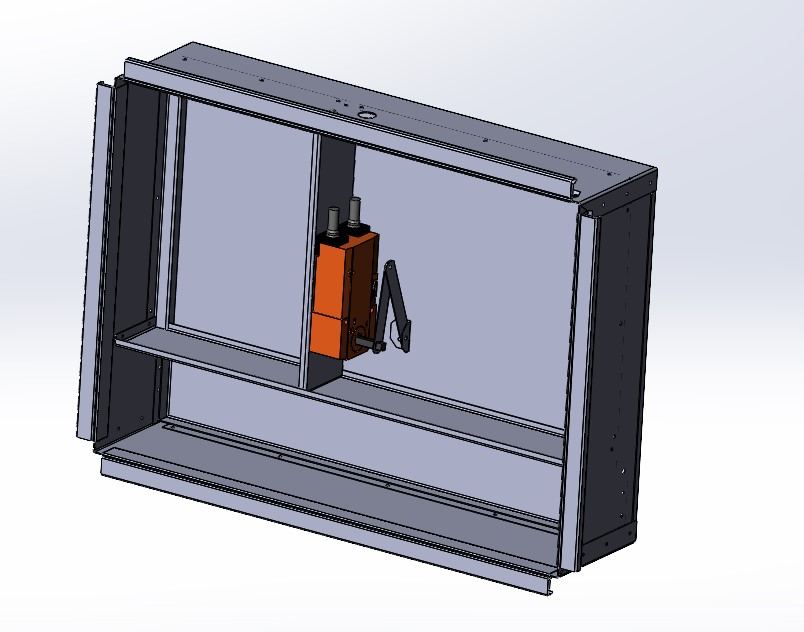 3D модель Клапан дымозащитный