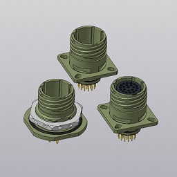 3D модель Параметрическая модель соединителя СНЦ144