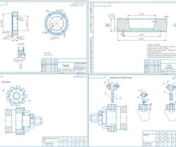 Чертеж Разработка технологического процесса изготовления гайки