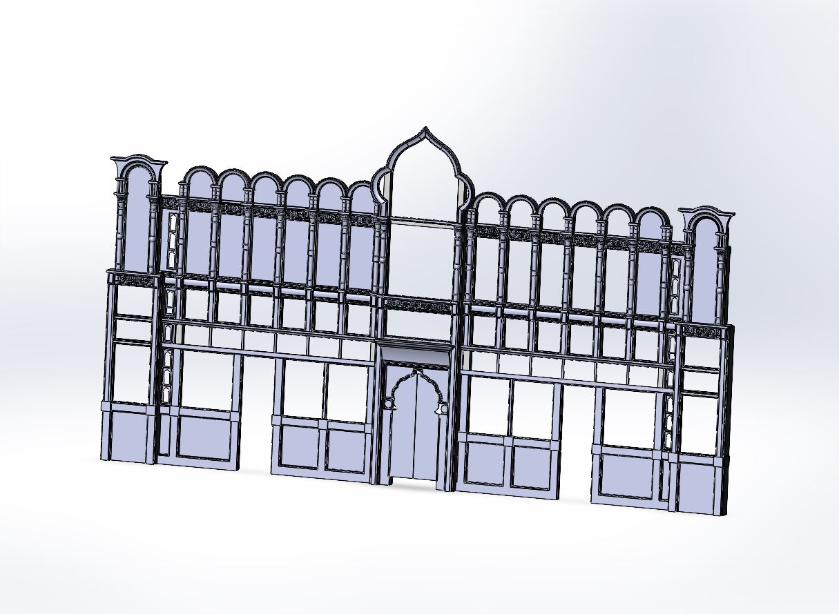 3D модель Модель иконостаса