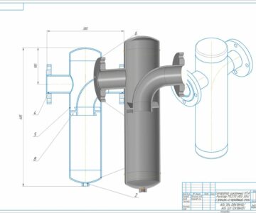 3D модель Сепаратор циклонный MTA  PureSep MS270 (AISI 304)