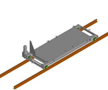 3D модель Рельсовая транспортная тележка