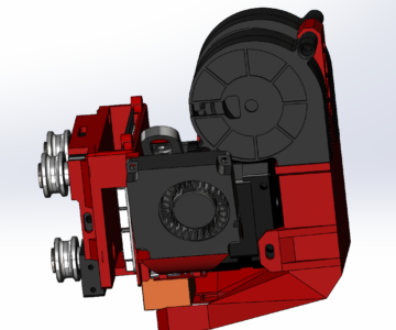 3D модель Модель для крепления экструдера Srite Pro Kit на 3Д принтер Tronxy CRUX-1