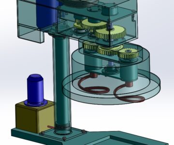 3D модель Машина тестомесильная TOPOS-750