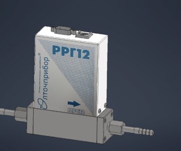 3D модель Регулятор расхода газа РРГ-12-360-5-ПХ.8_6-ПХ.8_6-хлоридное исполнение