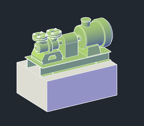 3D модель Насос АСВН-80_6 (5,5кВт)