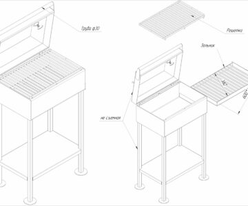 3D модель Гриль-мангал