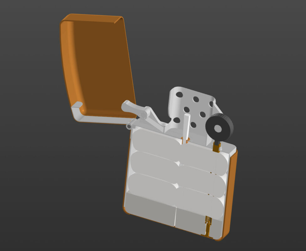 3D модель Зажигалка Zippo