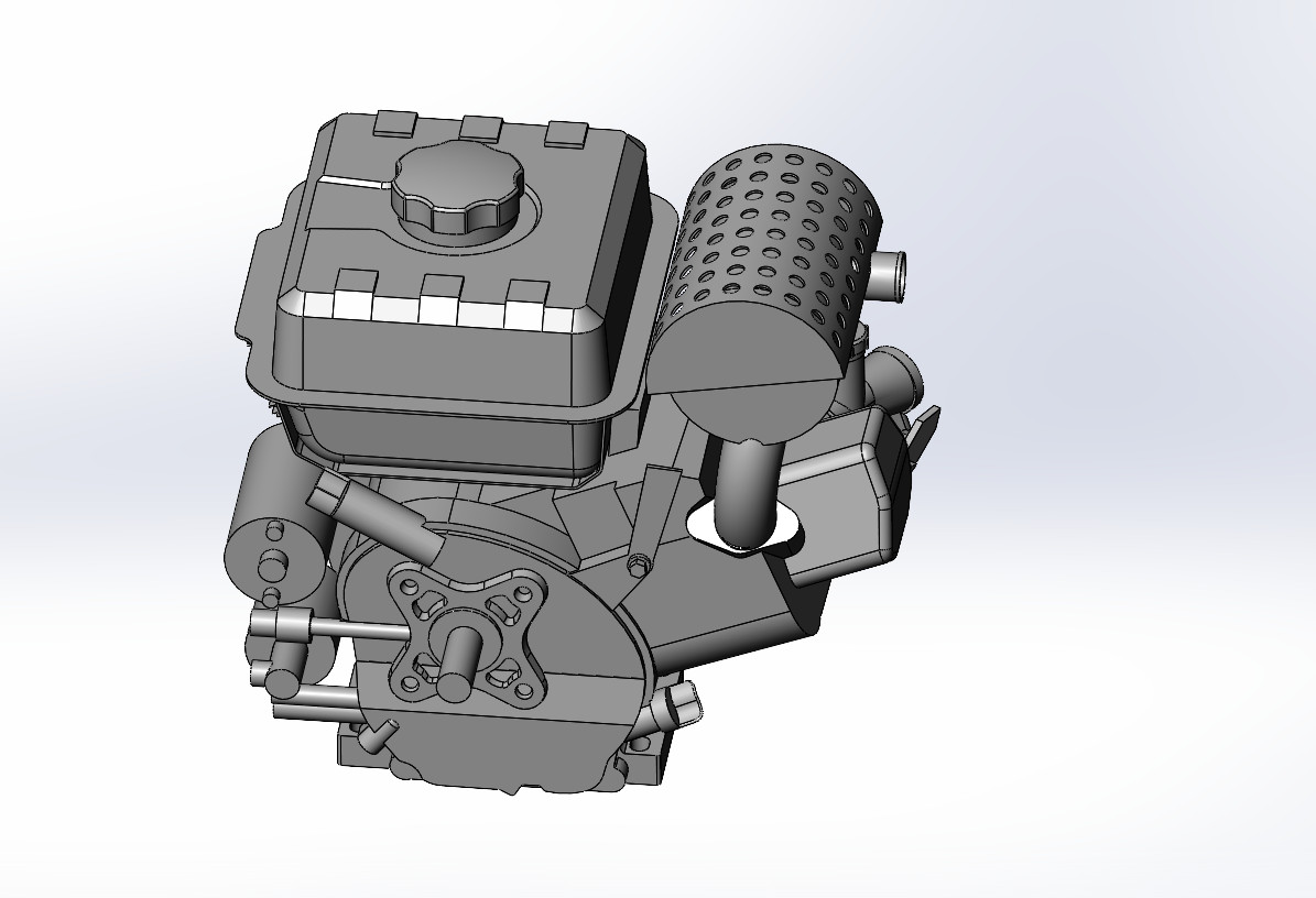 3D модель 3D модель двигателя Lifan GS212E