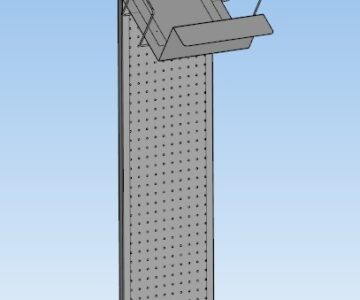 3D модель Стойка под информационные/рекламные материалы