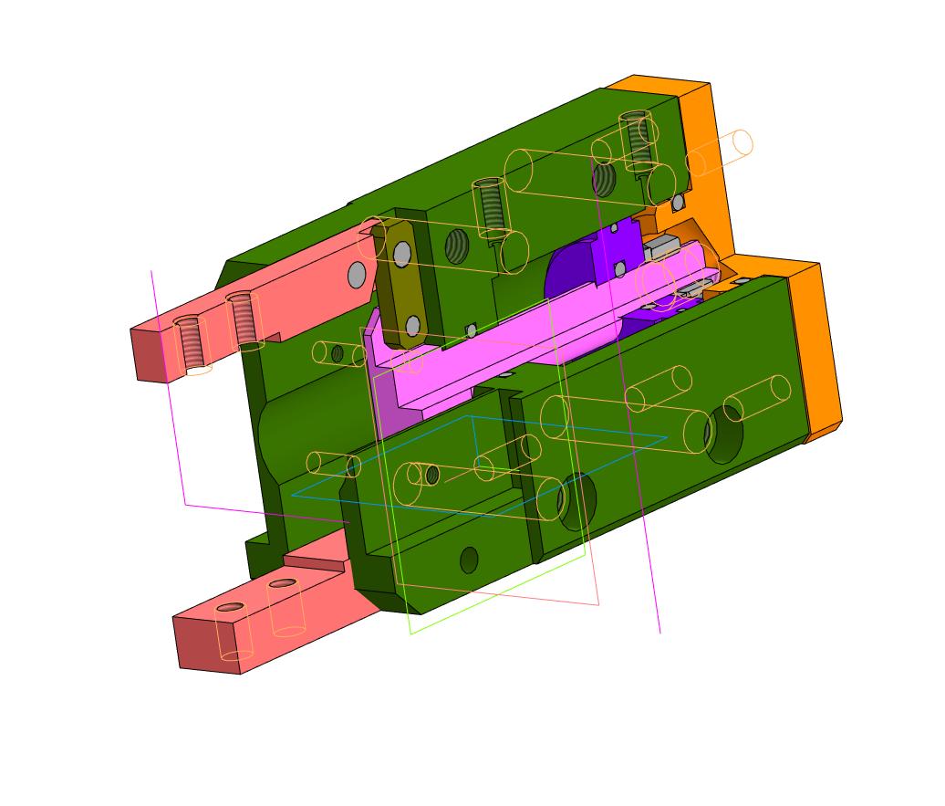 3D модель Механизм захвата 3D-сборка