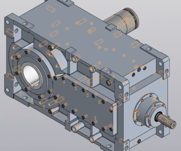 3D модель Редуктор Bonfiglioli HDO 110