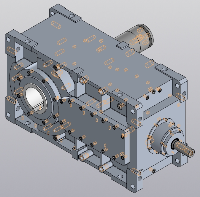 3D модель Редуктор Bonfiglioli HDO 110