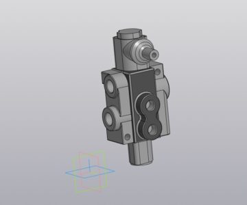 3D модель Гидрораспределитель 1р40-A1 Gkz