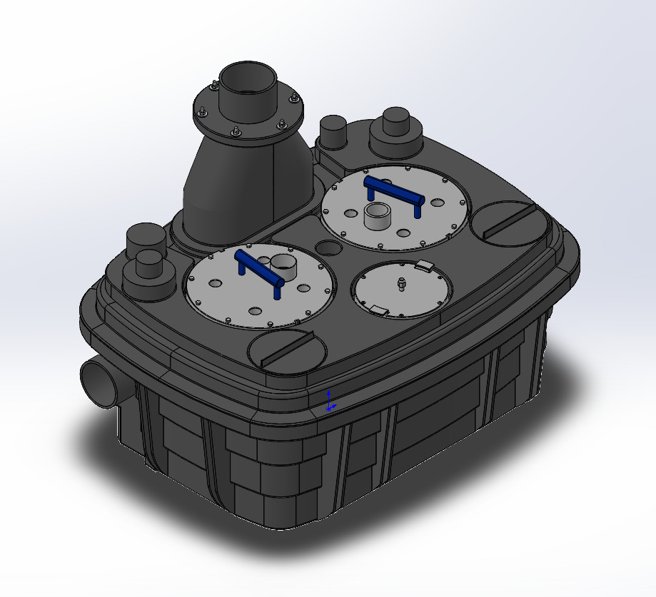 3D модель Канализационная станция SANICUBIC 2 VX XL