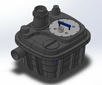 3D модель Канализационная станция SANICUBIC 1 VX