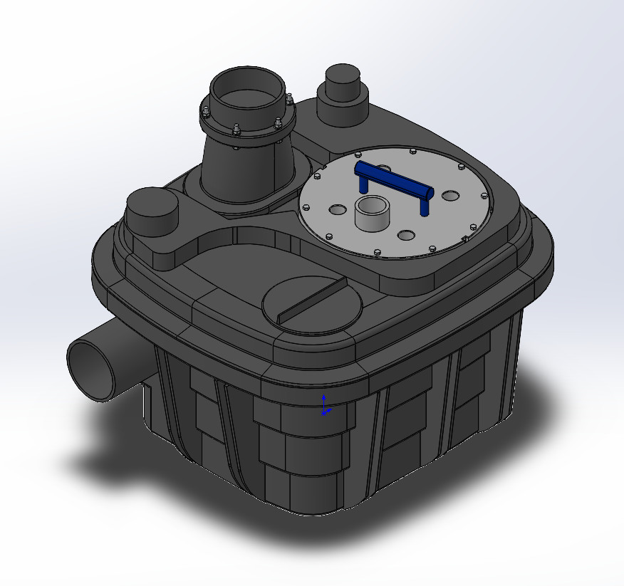 3D модель Канализационная станция SANICUBIC 1 VX