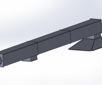 3D модель Вытяжка над столом сварщика