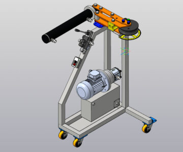 3D модель Трубогиб гидравлический 3D Модель