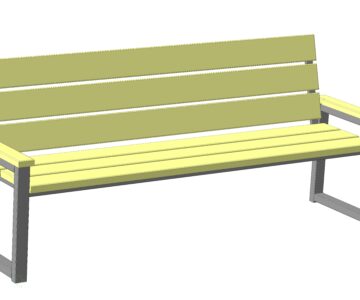 3D модель Лавочка 3D модель