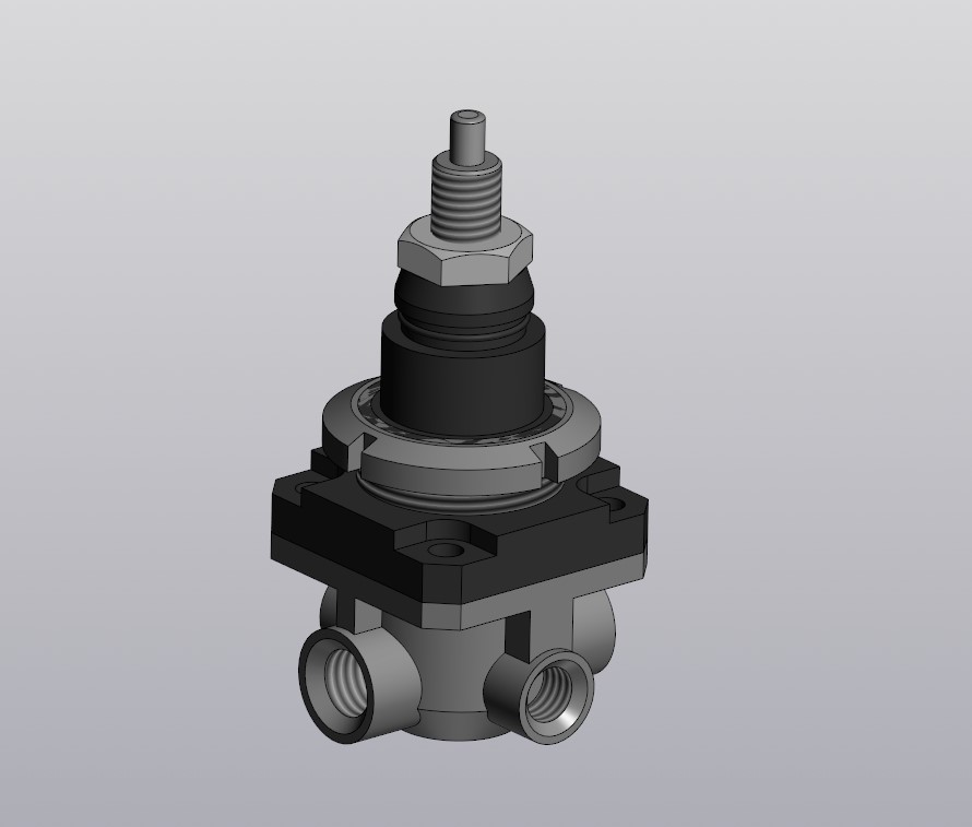 3D модель Регулятор давления M008-R00