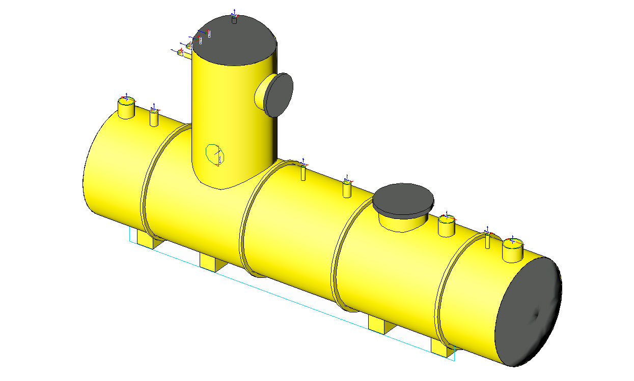 3D модель Деаэратор ДА-25/50