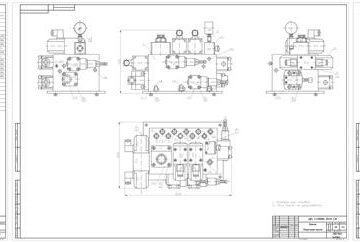 Чертеж Разработка комплекта документации по техническому обслуживанию и модернизации гидросистемы автомата отрезного кругло-пильного