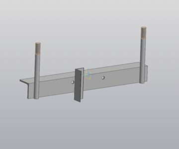 3D модель Траверса ТМ2006 12.019